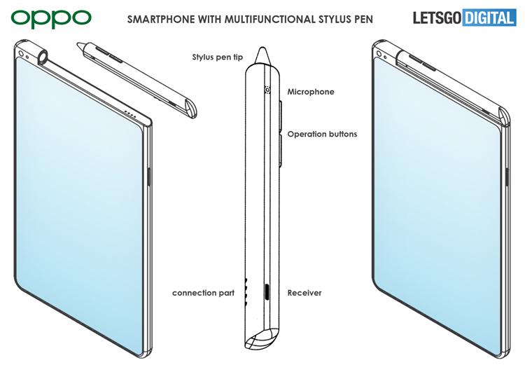 Oppo готовит смартфон с многофункциональным стилусом